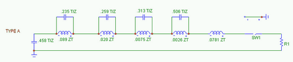 Type A PFN circuit schematic diagram