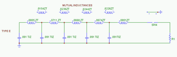 Type E PFN circuit schematic diagram