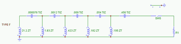 Type F PFN circuit schematic diagram